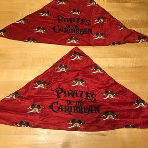 Set of Two Pirates Disney Bandanas Pirates of the Caribbean